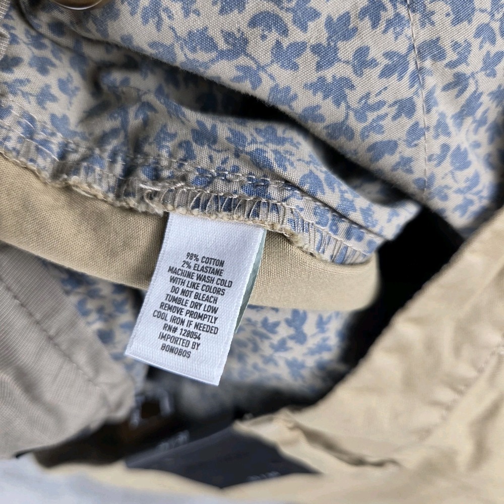 NWT Bonobos Slim Fit Chino Khaki Pants Men's Navy 32x30 Cotton Blend Stretch - Picture 9 of 14